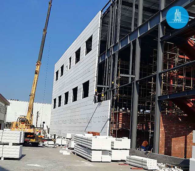AAC ALC Panel Applied on Steel Structure-3