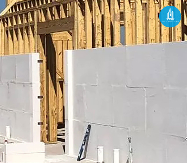 AAC ALC Panel Applied on Wooden Structure