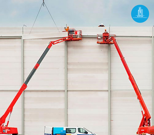 AAC ALC Panel Applied on Steel Structure-2